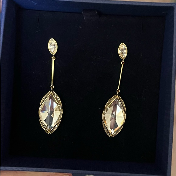 Swarovski Gold and Crystal 2" - Picture 2 of 4